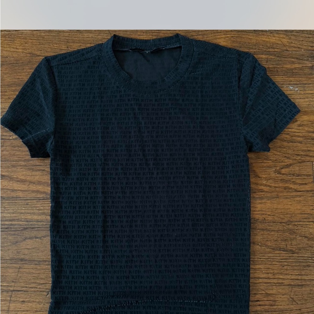 Kith green mesh Tee